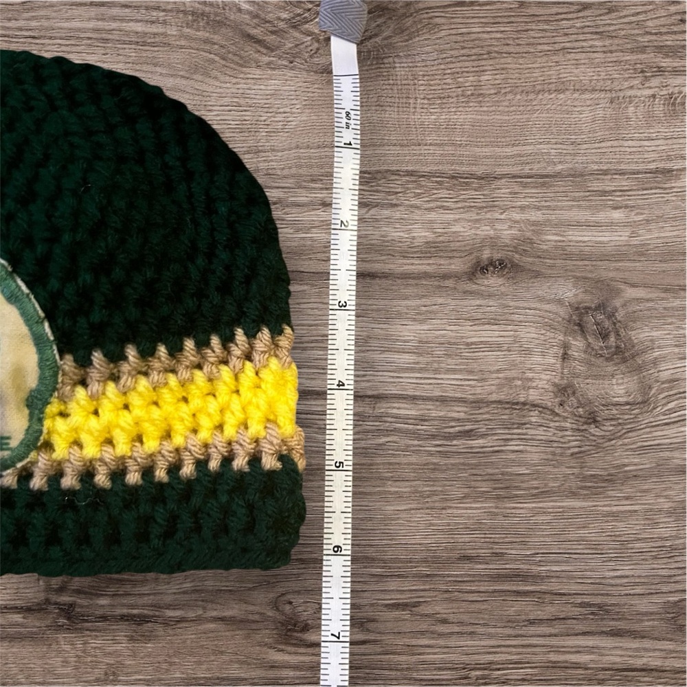 Crocheted‎ John Deere Green Yellow Winter Toddler Hat - Picture 4 of 6